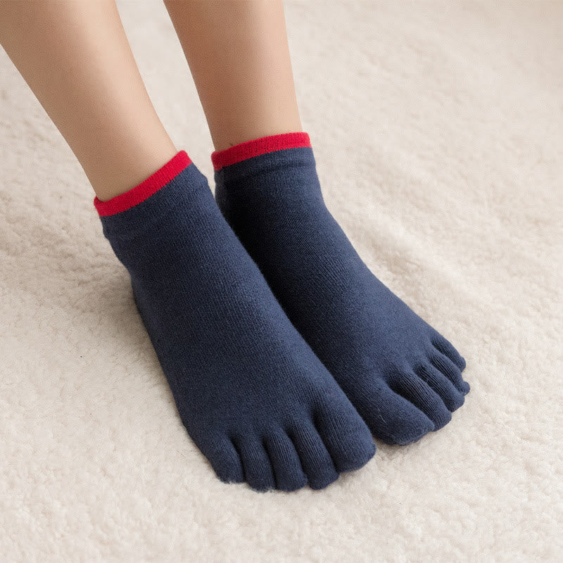 Olivenorma Solid Color Non-Slip Pilates Socks Grip Yoga Barre Workout Breathable Cotton Comfort & Stable Fit Yoga Socks - image 13