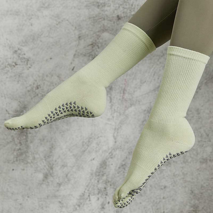 Olivenorma Solid Color Five-Toe Non-Slip Grip Toe Separation Pilates Barre Fitness Socks for Balance & Stability Yoga Socks - image 12