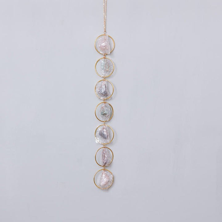 Olivenorma Natural Stone Pendant Wall Decor Wind Chime