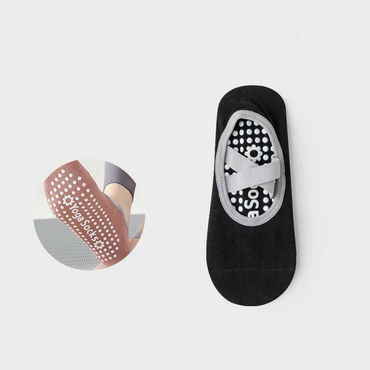 Olivenorma Strap Yoga Pilates Barre Socks Non-Slip Grip Fitness Socks - image 14