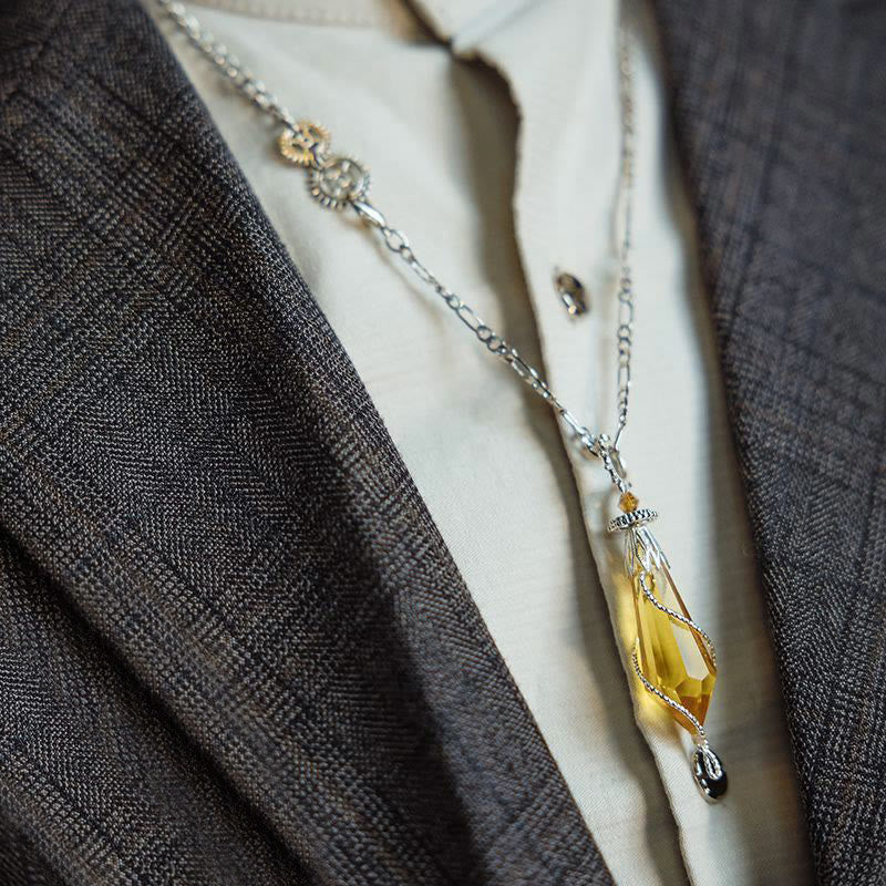 FREE Today: Lord of the Mysteries | Meditation Klein Citrine Necklace - image 2