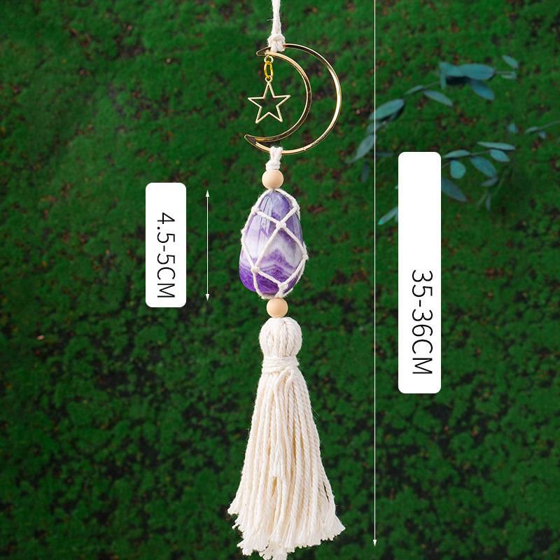 Olivenorma Natural Healing Reiki Gemstone Hanging Ornament