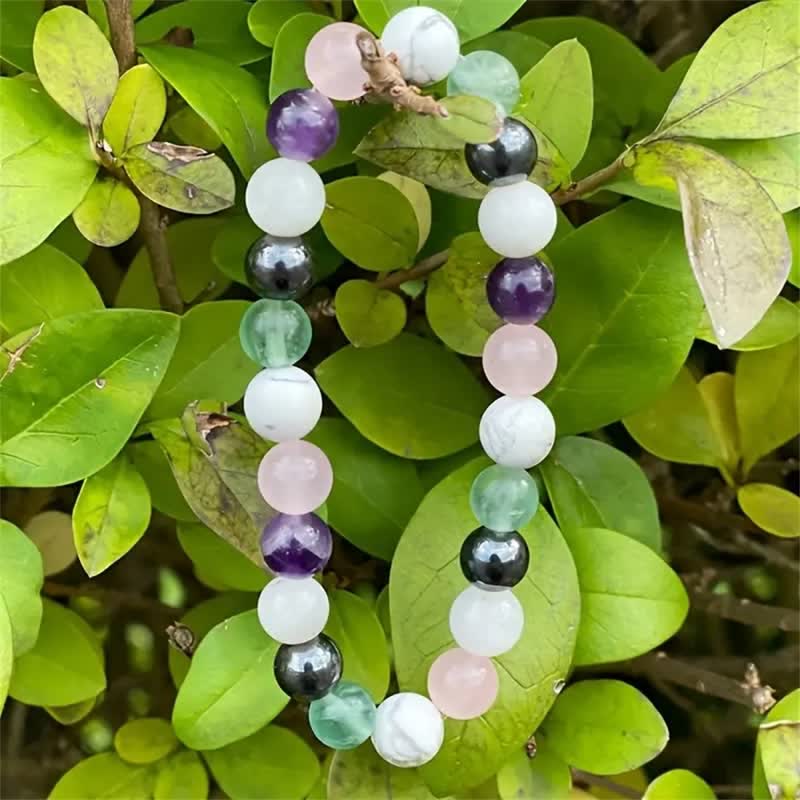 Olivenorma Multicolor Natural Stone Beads Bracelet