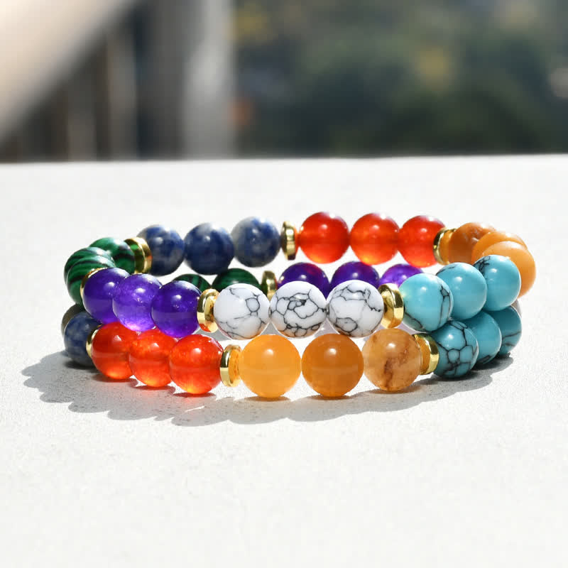 Olivenorma Chakra Beaded Bracelet