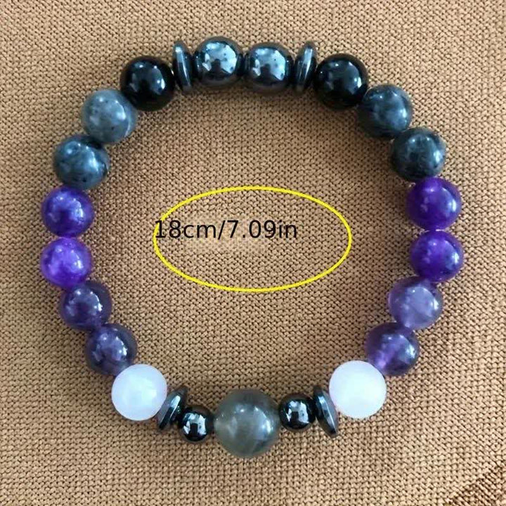 Olivenorma "Healing Broken Heart" Natural Stone Beaded Bracelet