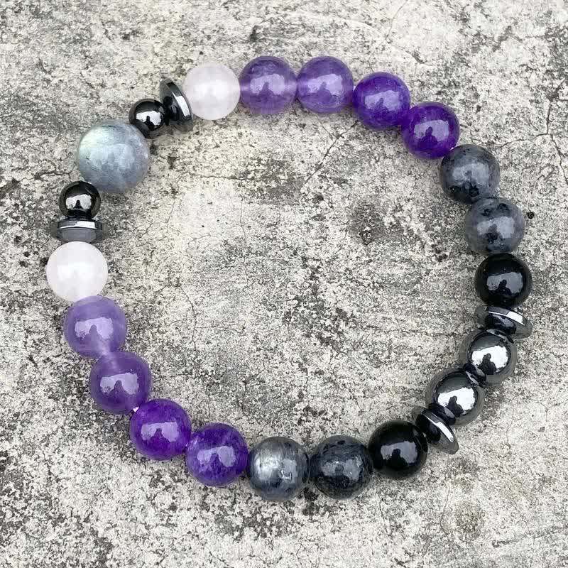 Olivenorma "Healing Broken Heart" Natural Stone Beaded Bracelet