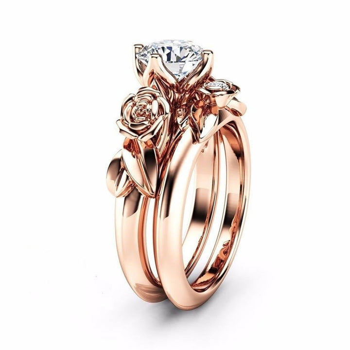 FREE Today: Rose Gold Morganite Butterfly Ring - US 10 - Flower#Rose Gold - image 5