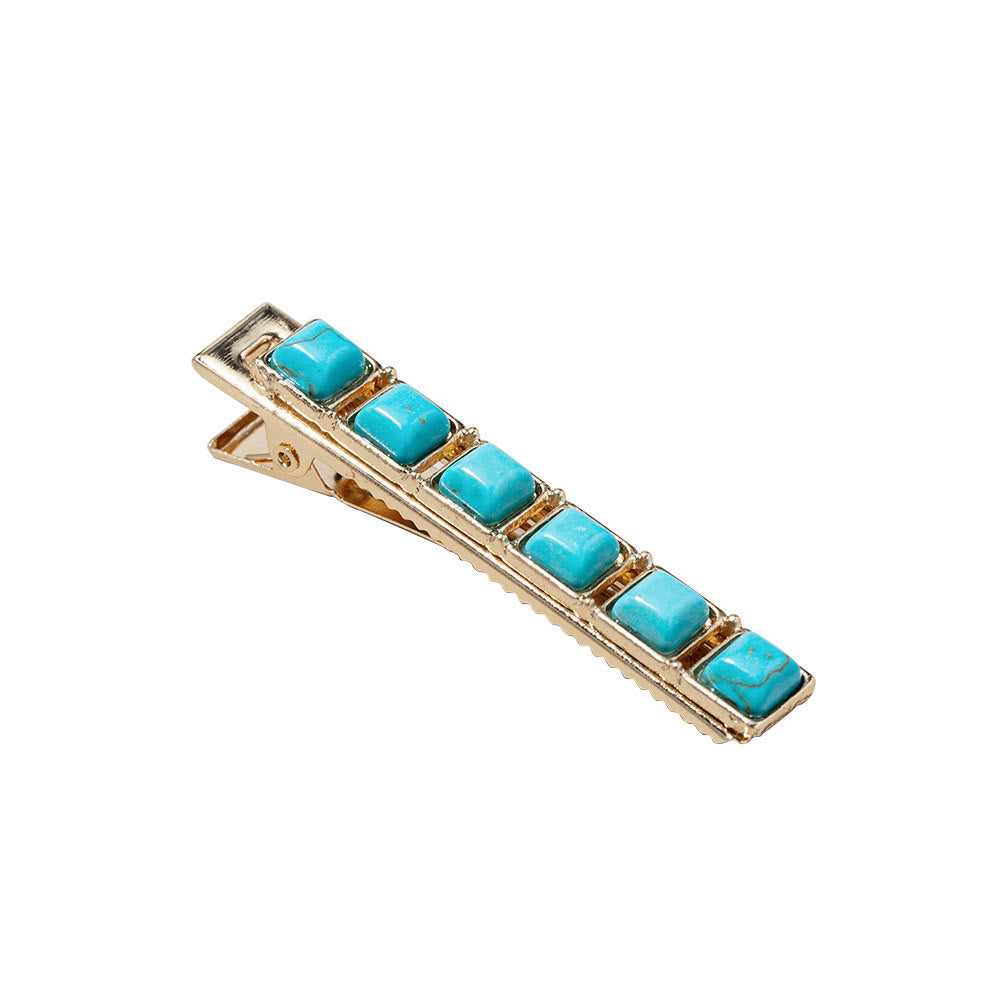Olivenorma Vintage 4Pcs Turquoise Hair Pins Hairpin