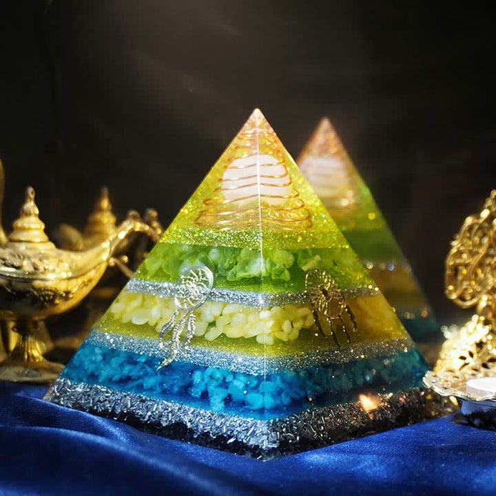 Olivenorma "Healing Dreams" Natural Stone Orgone Pyramid