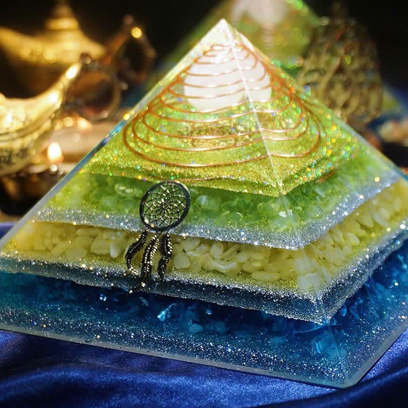 Olivenorma "Healing Dreams" Natural Stone Orgone Pyramid