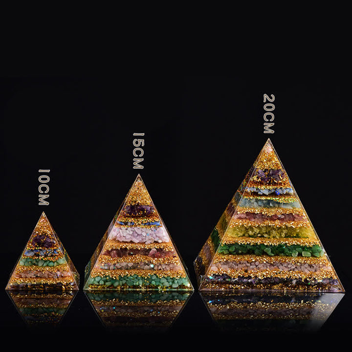 Olivenorma "All-Round Protection" Natural Stone Orgone Pyramid