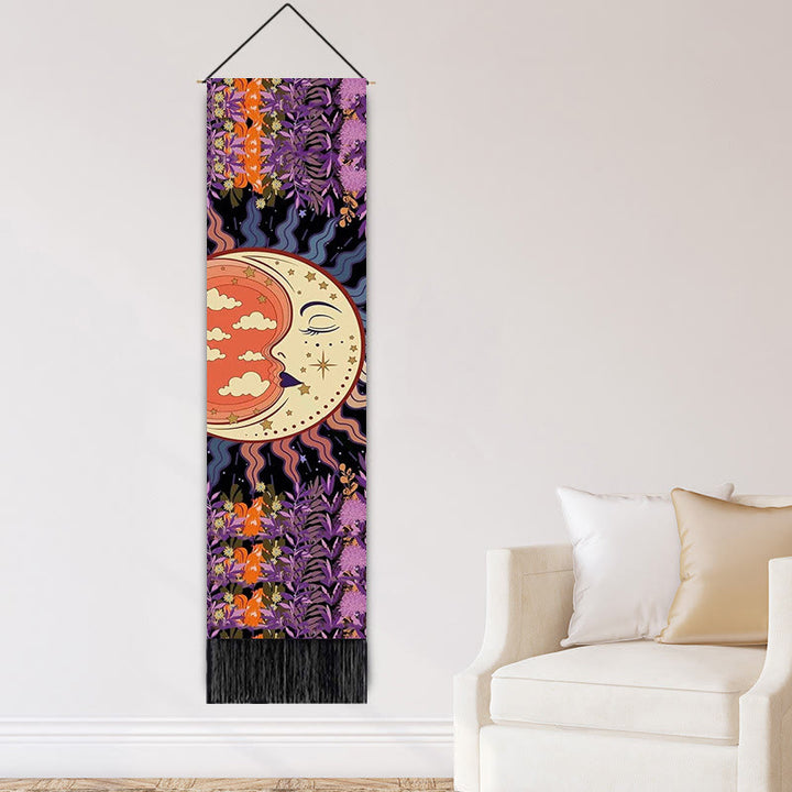 Olivenorma Moon And Sun Wall Hanging Ornament Tapestry