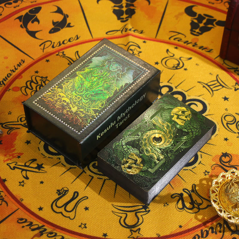 Olivenorma Cthulhu Mythos Gold Foil Collectible Divination Tarot Card