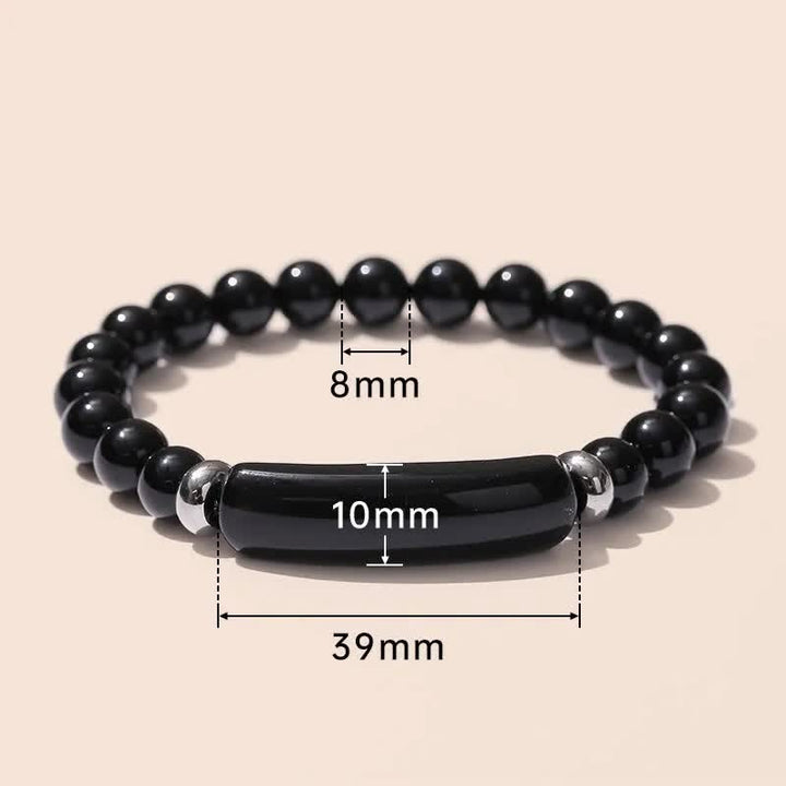 Olivenorma Natural Stone Long Crystal Beaded Bracelet - image 42