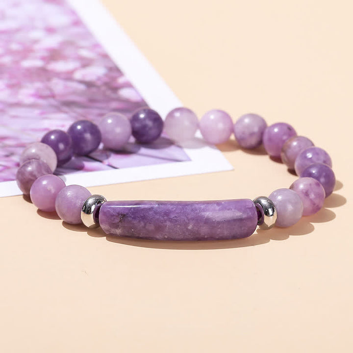 Olivenorma Natural Stone Long Crystal Beaded Bracelet - image 28
