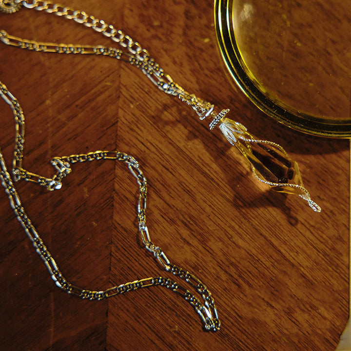 Olivenorma Lord of the Mysteries | Meditation Klein Citrine Necklace Pendulum - image 3