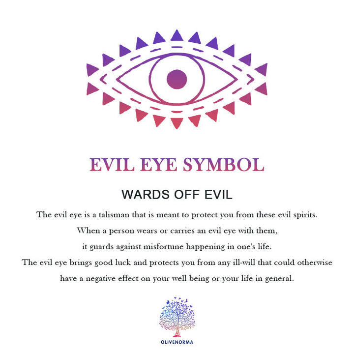 Olivenorma Functional Evil Eye Symbol Candle Jar with Lip