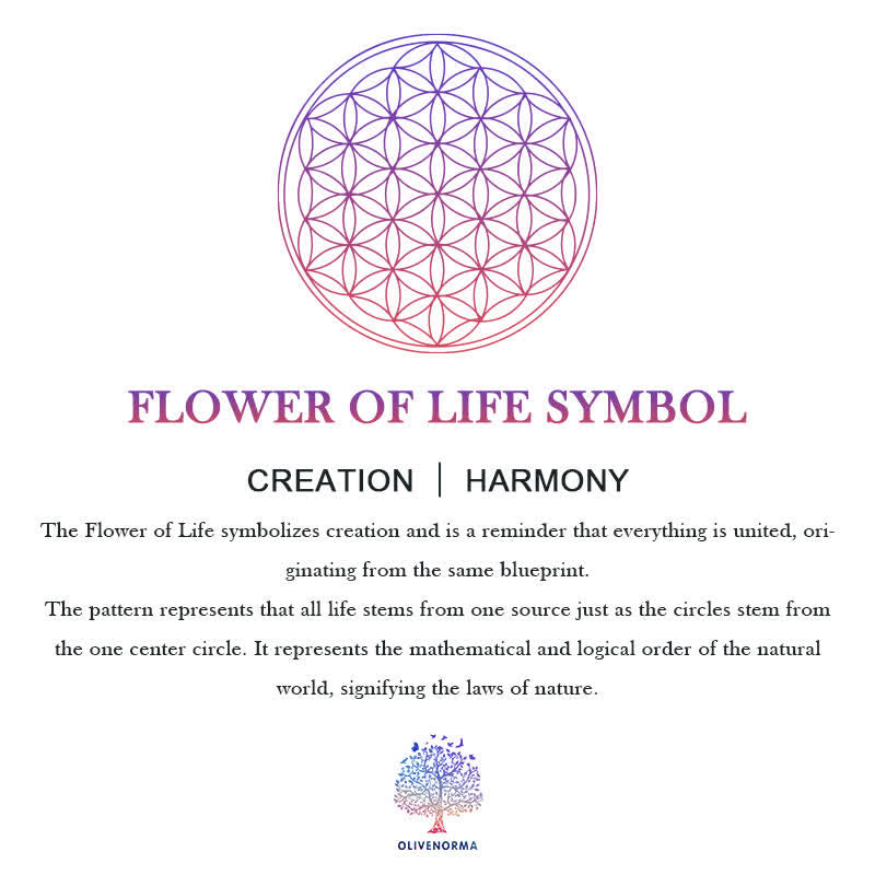 Olivenorma Amethyst Flower Of Life Orgone Pyramid