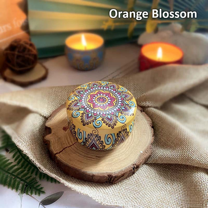 Olivenorma Natural Soy Wax Scented Candle Healing Crystal Aromatherapy