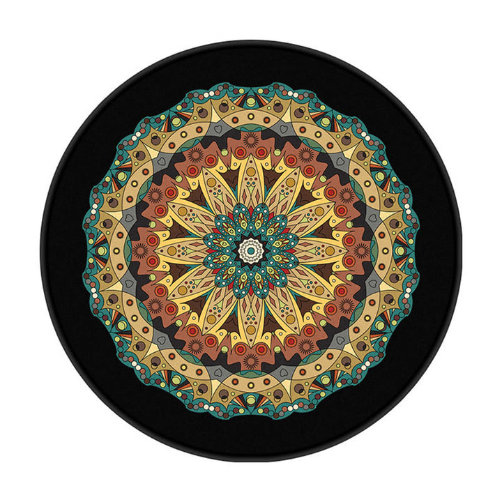 Olivenorma Boho Round Area Rug Mandala Carpet