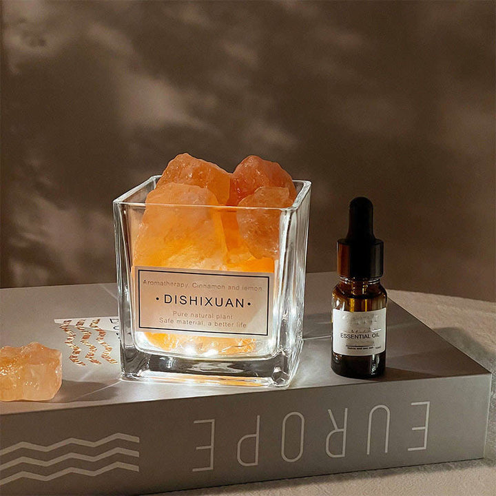 Olivenorma Healing Crystal Stones Diffuser Crystal Aromatherapy