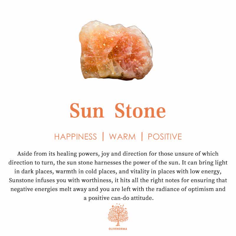 Olivenorma Natural Stone Sun Moon Pendant Necklace