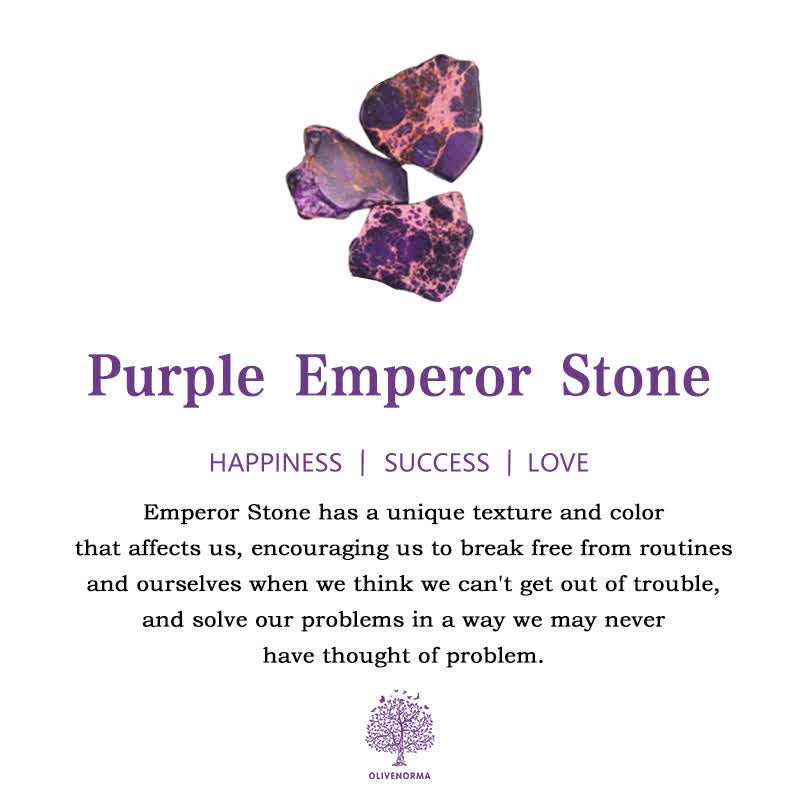 Olivenorma Natural Multicolor Emperor Stone Drop Pendant Necklace