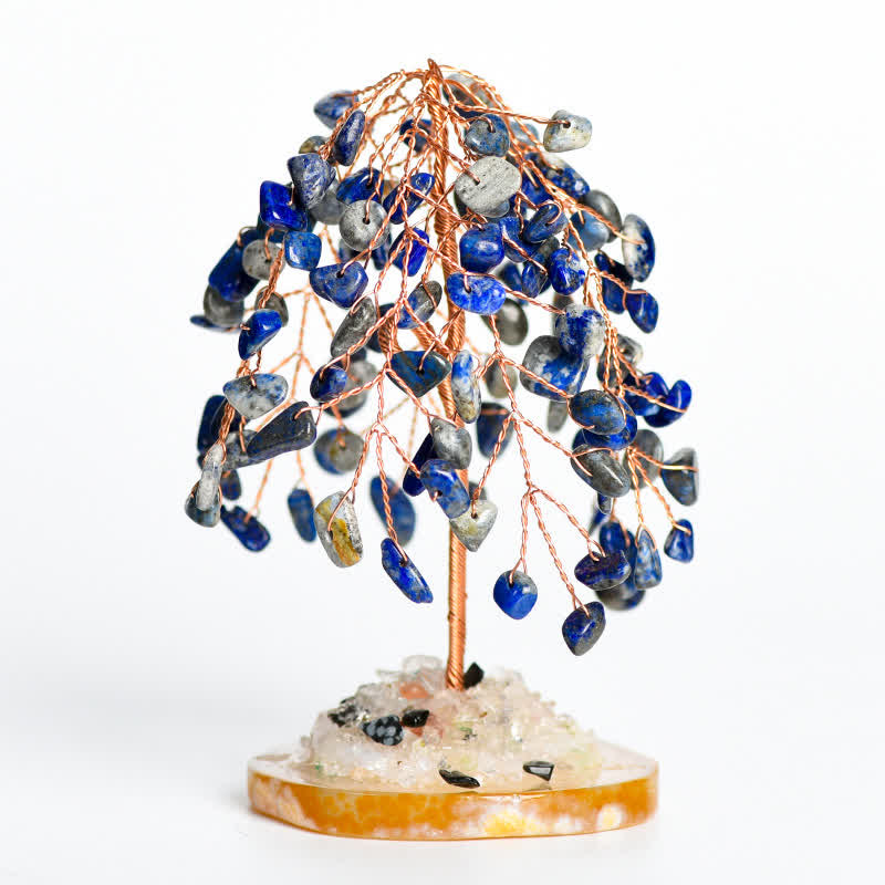 Olivenorma Natural Crystal Base Willow Feng Shui Tree