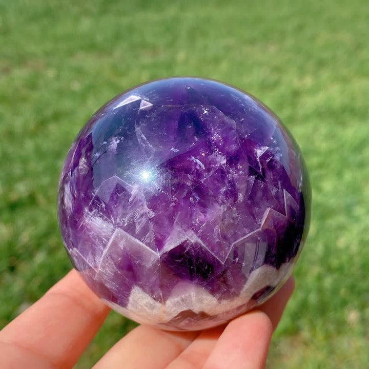 Olivenorma Natural Amethyst Crystal Sphere