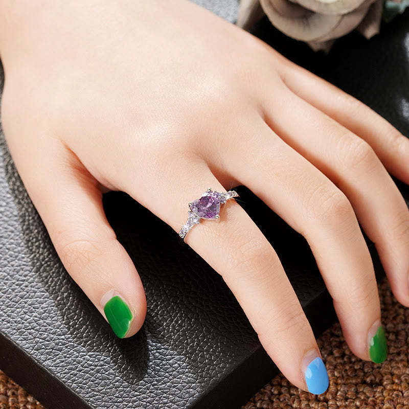 FREE Today: "Eternal Love" Amethyst Heart Ring - image 6