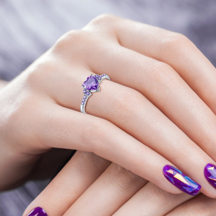 FREE Today: "Eternal Love" Amethyst Heart Ring - image 7
