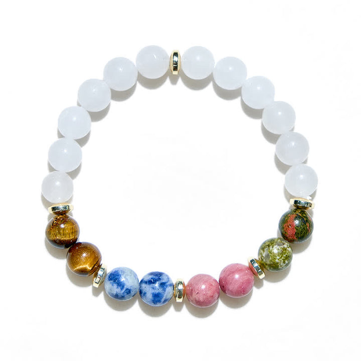 Olivenorma Natural Clear Crystal Beads Women Bracelet