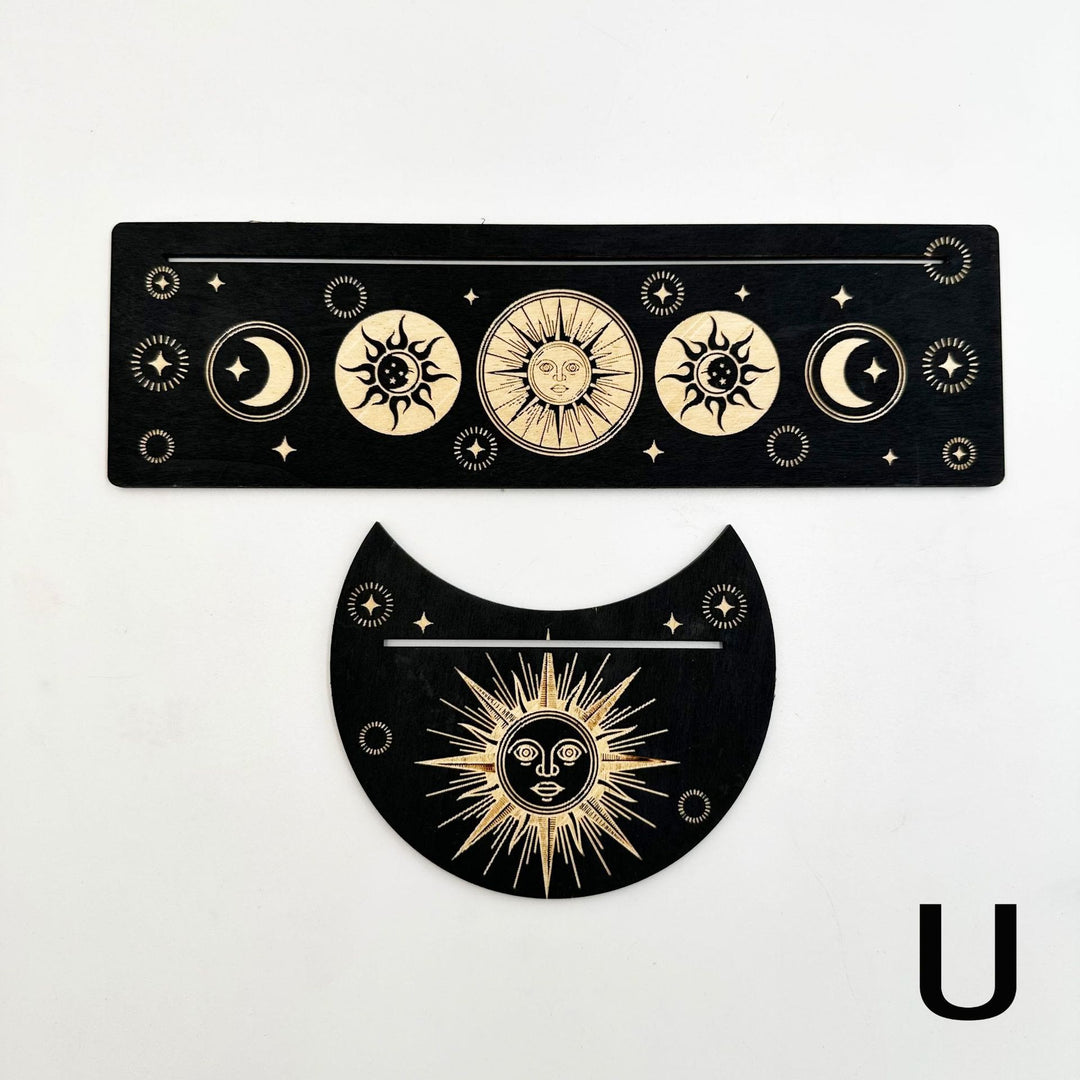 Olivenorma Wooden Moon Phase Tarot Card Stand Holder