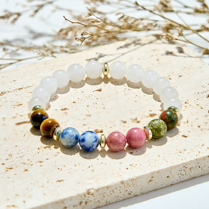 Olivenorma Natural Clear Crystal Beads Women Bracelet