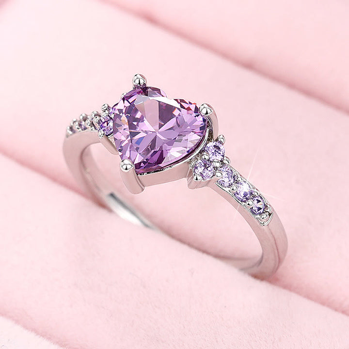 FREE Today: "Eternal Love" Amethyst Heart Ring - image 9