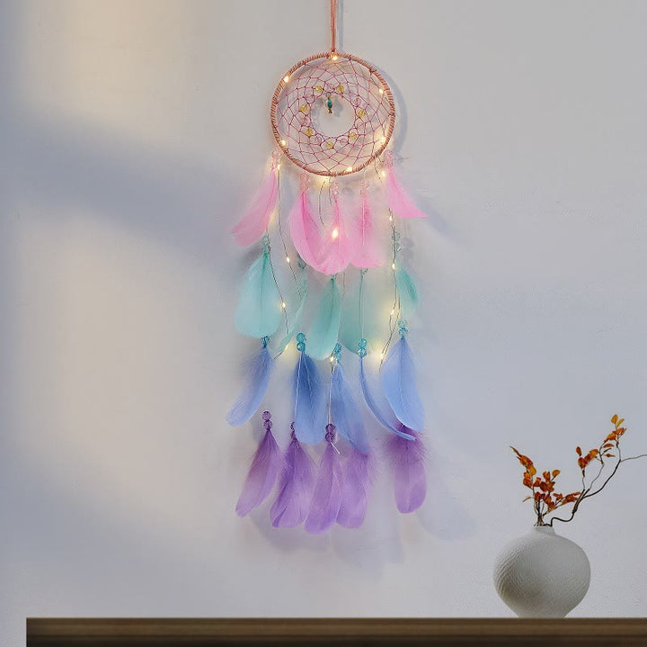 Olivenorma Fancy Colorful Dreamcatcher LED Light Dream Catcher