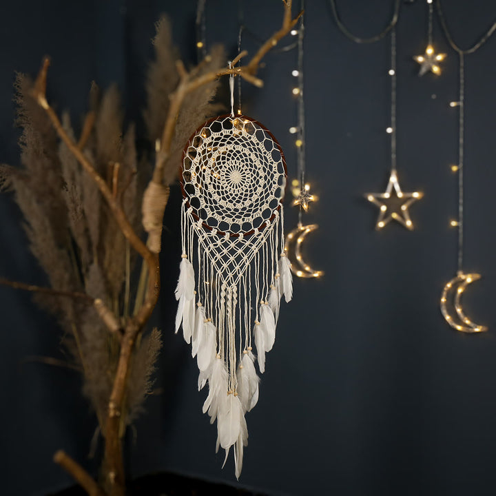 Olivenorma Multiple Patterns Bohemian Handmade Woven Dreamcatcher - Style 03 - image 3