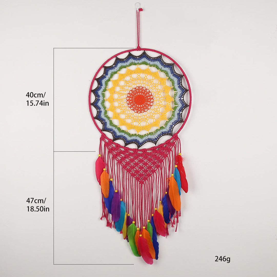 Olivenorma Multiple Patterns Bohemian Handmade Woven Dreamcatcher