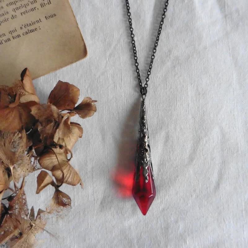 FREE Today: Lord of the Mysteries | Meditation Klein Citrine Necklace - Red Quartz - image 5