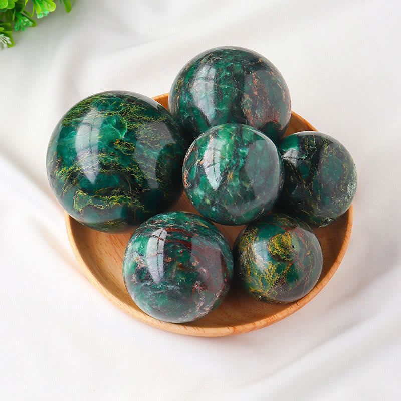 Olivenorma Natural Emerald Ball Crystal Sphere - image 5
