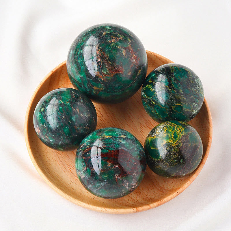 Olivenorma Natural Emerald Ball Crystal Sphere - image 2