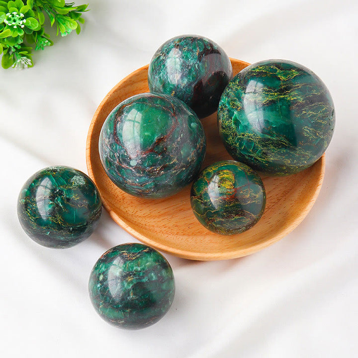Olivenorma Natural Emerald Ball Crystal Sphere - image 6