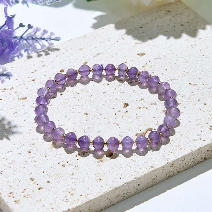 Olivenorma Natural Amethyst Beads Women Bracelet