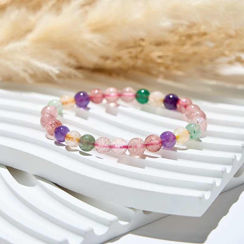 Olivenorma 8mm Natural Tourmaline Beads Bracelet - image 3