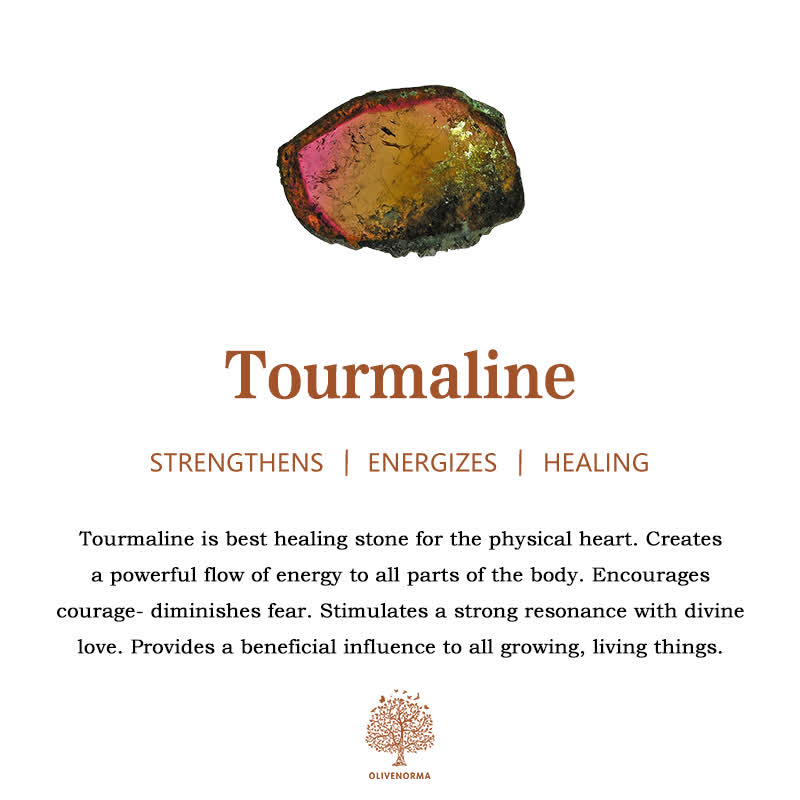 Olivenorma 8mm Natural Tourmaline Beads Bracelet - image 4