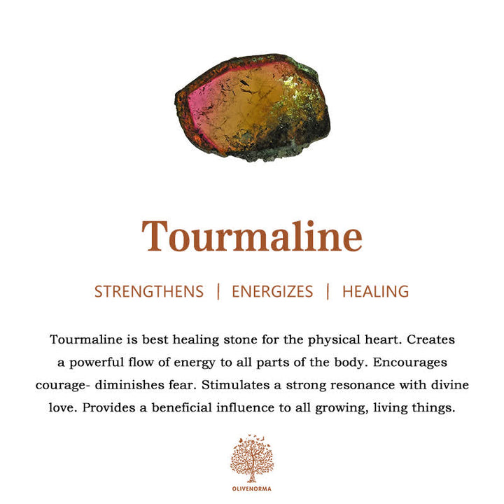 Olivenorma 8mm Natural Tourmaline Beads Bracelet - image 4