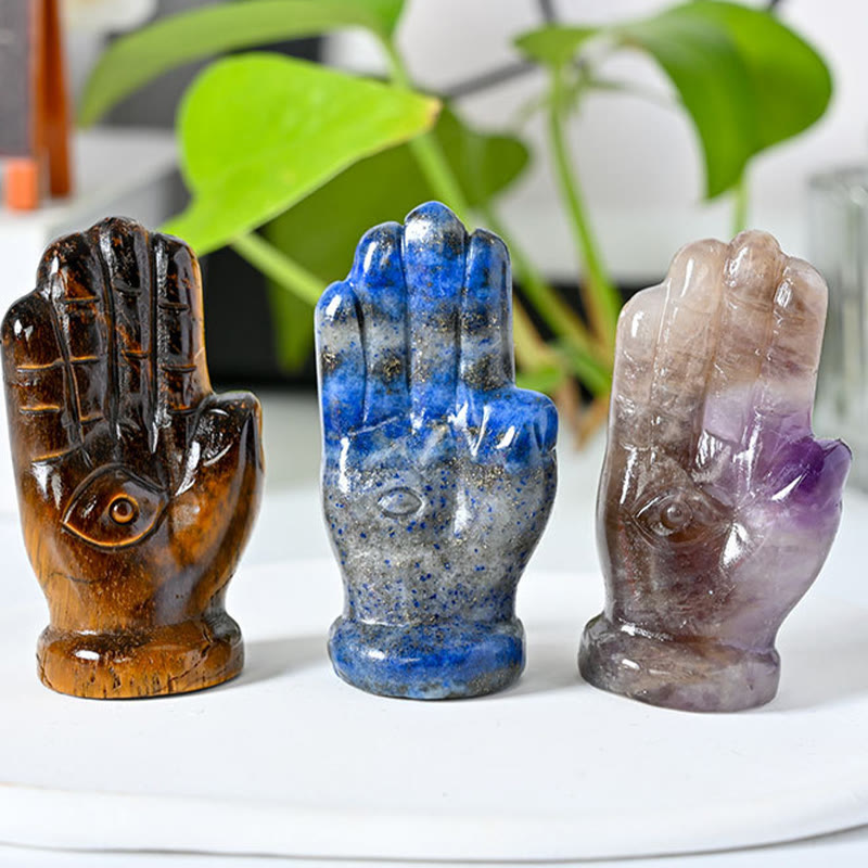 Olivenorma Buddha's Hand Natural Gemstone Decoration