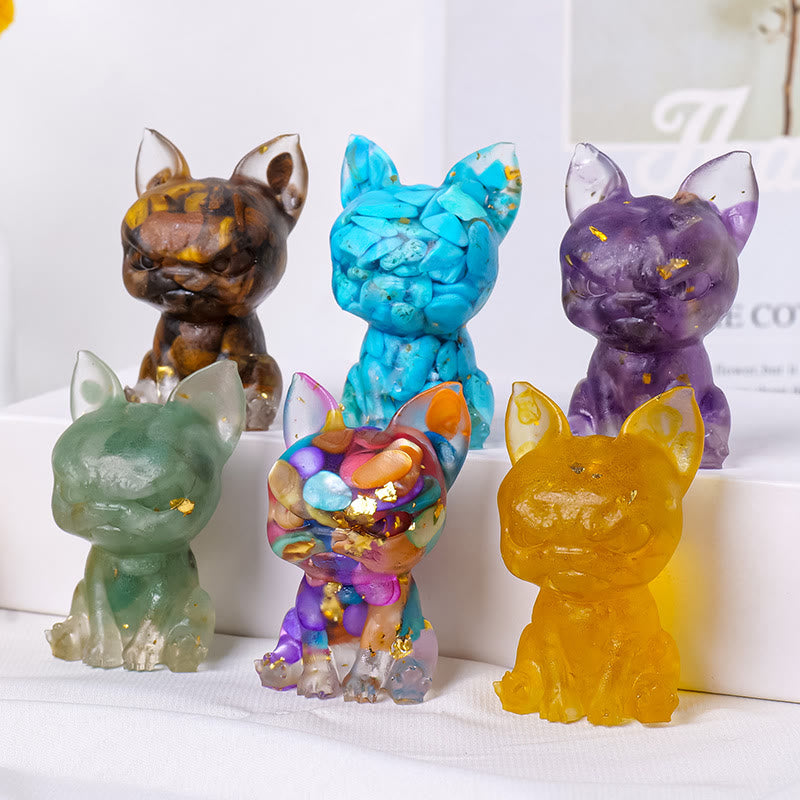 Olivenorma Meditation Dog Ornament Natural Gemstone Decoration - image 28