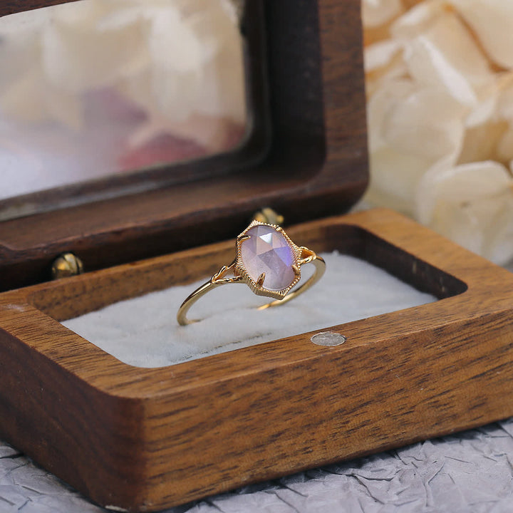 Olivenorma 2pcs Natural Moonstone Ring Set - image 11