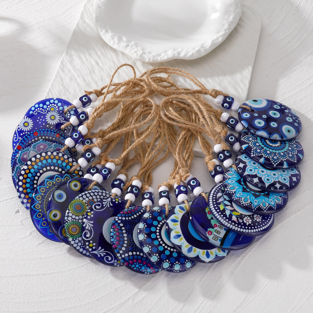 Olivenorma Evil Eye Symbol Painting Car Accessory Keychain - image 22